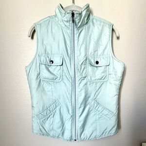 Tommy Bahama, light Puffer Vest, Burgundy Golf label.